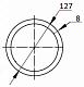 Труба цельнотянутая 127х8