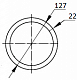Труба цельнотянутая 127х22