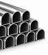 Арочная профильная труба 40х20х0.8 мм