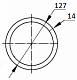 Труба цельнотянутая 127х14
