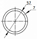 Труба цельнотянутая 57х7