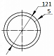Труба цельнотянутая 121х5