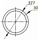 Труба бесшовная 377х30